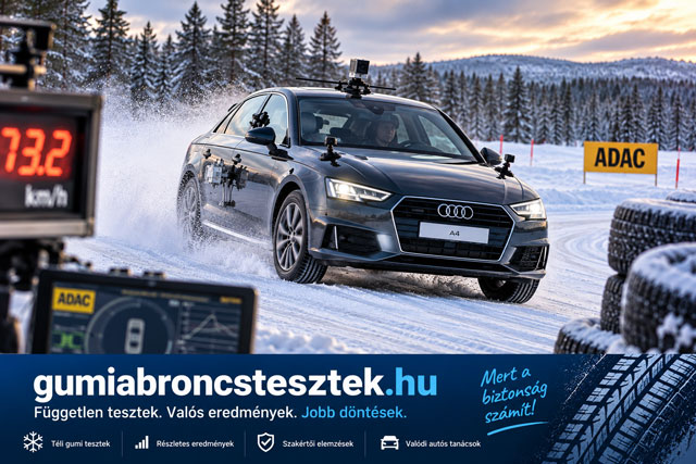Az ADAC 16 téli abroncsot vizsgált 225/50 R17 méretben száraz, nedves és téli körülmények között.