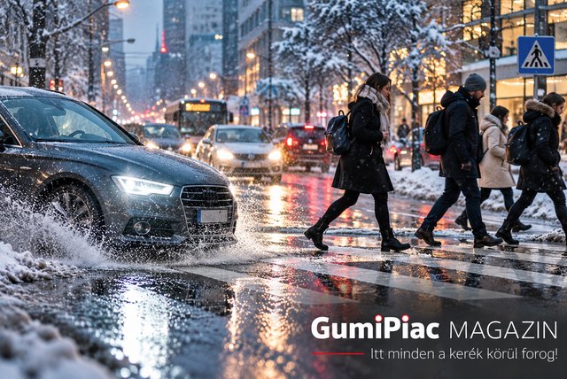 50 téli gumiabroncs indult, de csak 20 jutott tovább az AUTO BILD 2026-os nagy téliabroncs-tesztjének teljes vizsgálatába. A 245/45 R19 méretben végzett előszűrés során nedves és havas fékezéssel választották ki a mezőnyt.